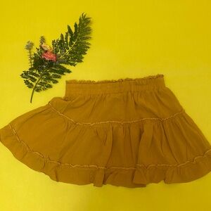 Zaful tiered rayon mini skirt